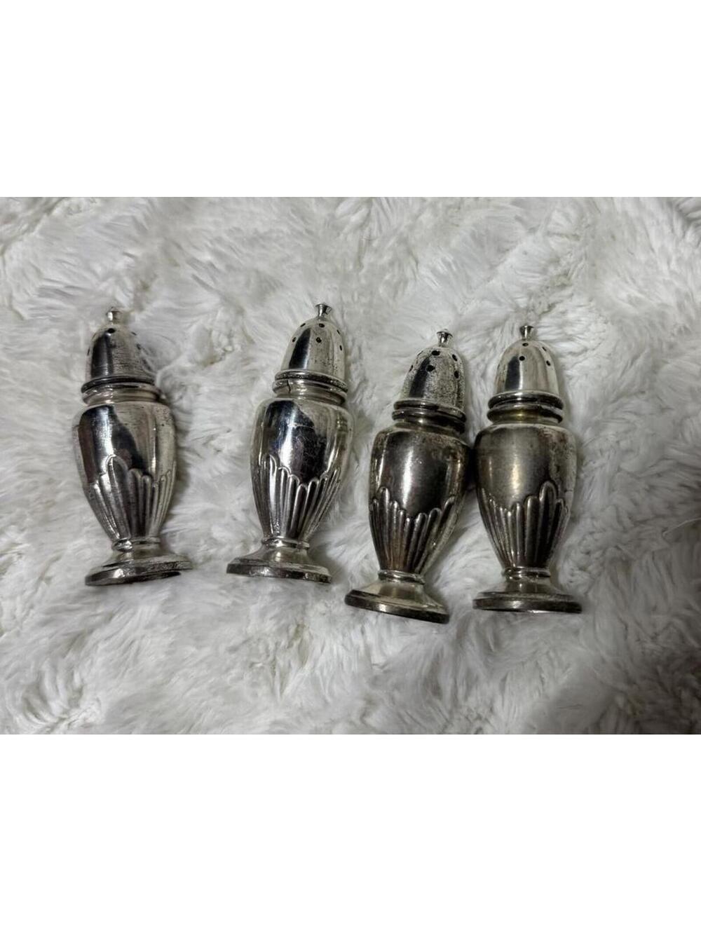 Vintage NASCO Silverplate Salt & Pepper Shakers - Made in Occupied Japan